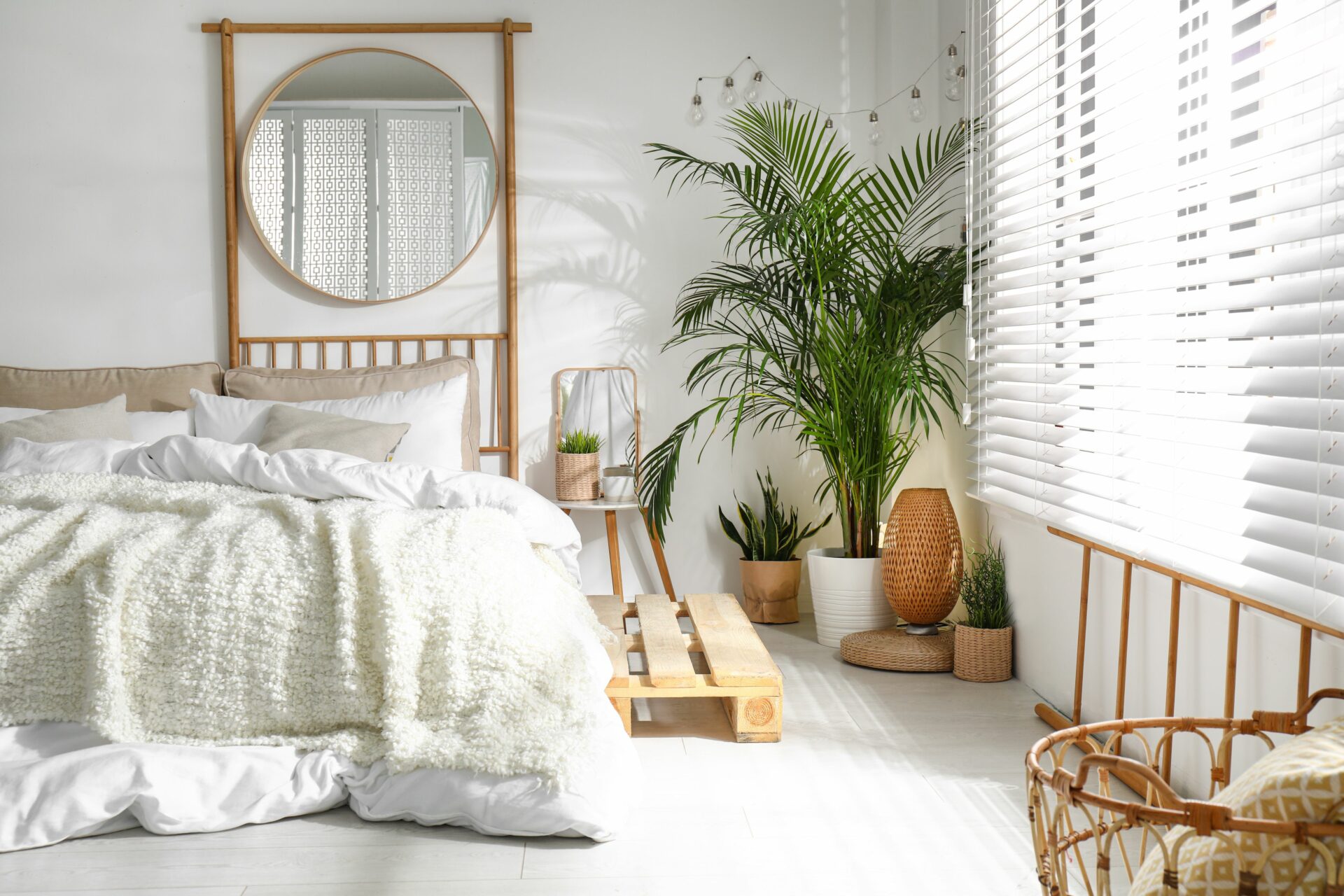 Boho Chic inspiration with blinds and shades